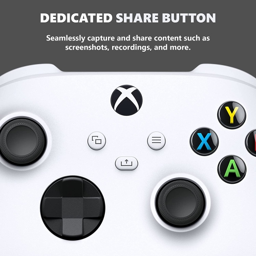 Manette sans fil boîte ouverte pour Xbox Series X|S, Xbox One et appareils Windows – Blanc robot