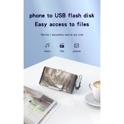 Adaptateur USB 3.0 multifonction OTG HUB 3 en 1 avec Type USB C Lightning Micro USB pour iPhone iPad Android Windows PC