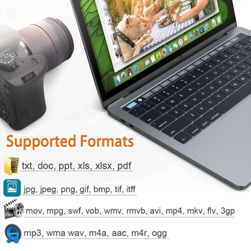 Lecteur de carte Micro SD TF 4 en 1 multifonction avec adaptateur de concentrateur USB OTG Lightning de type USB C pour iPhone Android Windows PC