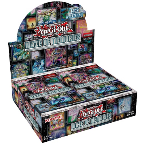 Konami YuGiOh! Jeu de cartes à collectionner : La boîte d’extension Maze of Memories Yu-GI-Oh! 24 paquets, 7 cartes par paquet