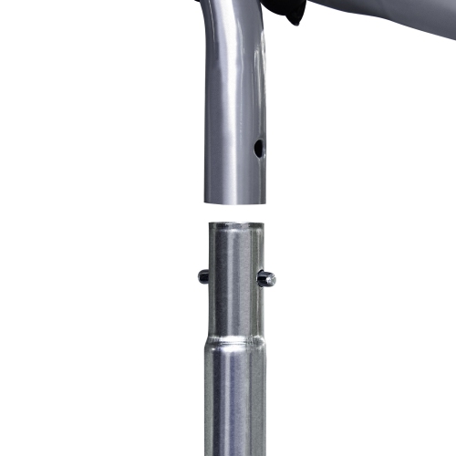 PawHut Chicken Run, 23' x 6.6' Metal Chicken Coop with Waterproof and Anti-UV Cover, Spire Roof, Door, for 12-14 Chickens, Ducks, Rabbits, Sliver