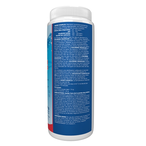 Spa Chlorine Granules by Pool Supplies Canada