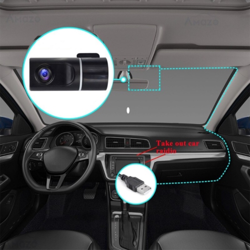 Mini caméra vidéo pour voiture 1080P WIFI DVR ADAS Caméra de bord Caméra DVR de voiture Enregistreur Dash Cam pour Android Radio de voiture