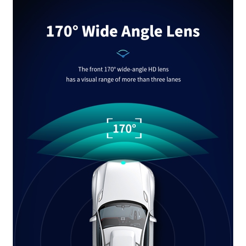 Caméra de voiture HD 1080P Dashcam DVR Enregistreur Dash Cam Car Dvr Caméra de recul auto Caméra de recul de véhicule de l'enregistreur de miroir