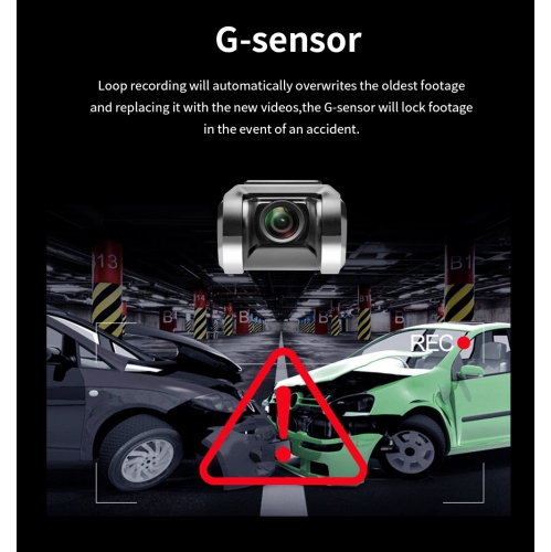 Caméra de voiture HD 1080P Dashcam DVR Enregistreur Dash Cam Car Dvr Caméra de recul auto Caméra de recul de véhicule de l'enregistreur de miroir