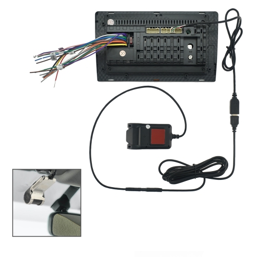 Caméra de voiture HD 1080P Dashcam DVR Enregistreur Dash Cam Car Dvr Caméra de recul auto Caméra de recul de véhicule de l'enregistreur de miroir