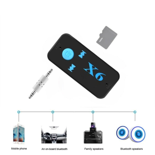 Récepteur Audio Bluetooth Mini AUX USB 3.5mm Jack Car Blurtooth 5.0 Récepteur pour la voiture et la maison