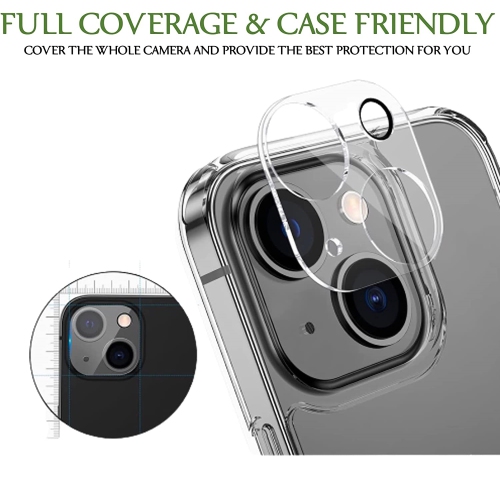 1 Protection Objectif Caméra Arrière en Verre Trempé pour Apple iPhone 13  6.1