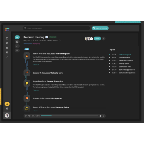 Philips SmartMeeting Portable Conference Microphone PSE0540 with Sembly Meeting Assistant