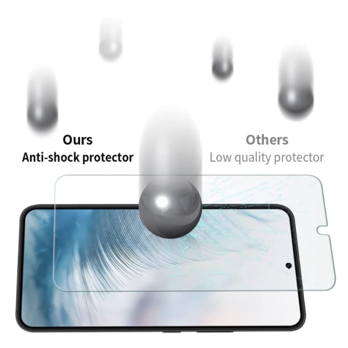 Uolo [Shield] Tempered Glass for Samsung Galaxy S23+ [9H ASAHI] Screen Protector for Samsung Galaxy S23+ | Works with Ultrasonic Scanner