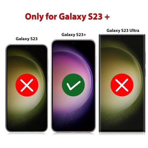 2 PACK - Uolo [Shield] Tempered Glass [9H ASAHI] Screen Protector for Samsung Galaxy S23+