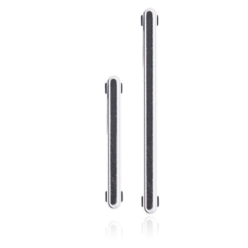Replacement Hard Buttons Compatible For Samsung Galaxy Note 20 5G / Note 20 Ultra 5G (White)
