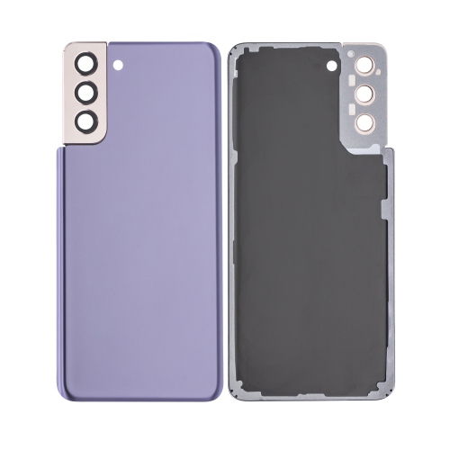 Replacement Back Cover Glass With Camera Lens Compatible For Samsung Galaxy S21 Plus (Phantom Violet)