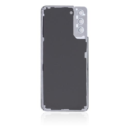 Replacement Back Cover Glass With Camera Lens Compatible For Samsung Galaxy S21 Plus (Phantom Silver)