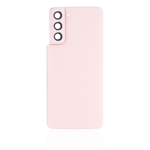 Replacement Back Cover Glass With Camera Lens Compatible For Samsung Galaxy S21 5G (Phantom Pink)