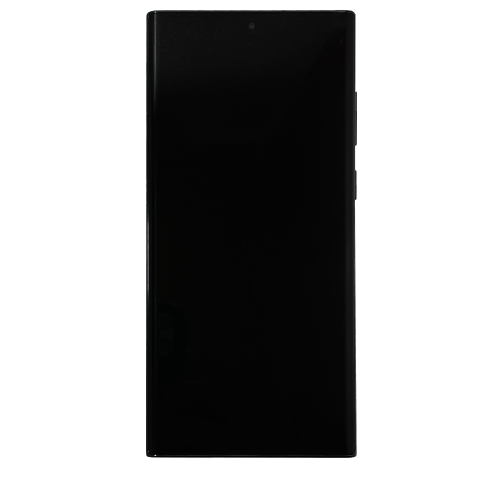 OLED Assembly With Frame Compatible For Samsung Galaxy S22 Ultra 5G (Phantom Black) by ESOURCE PARTS - Refurbished condition - CA$440.24