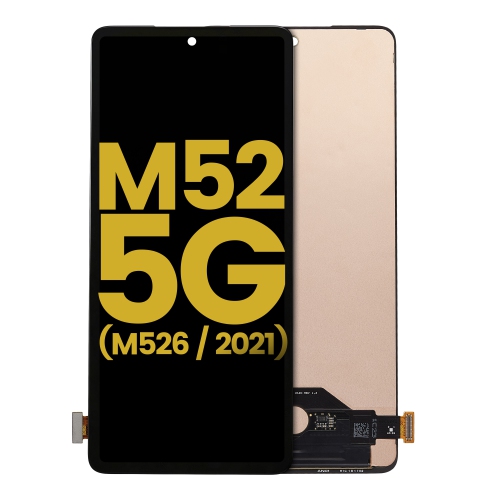 Replacement OLED Assembly Without Frame Compatible For Samsung Galaxy M52 5G (M526 / 2021) (All Colors) by ESOURCE PARTS - Refurbished condition - Image 2