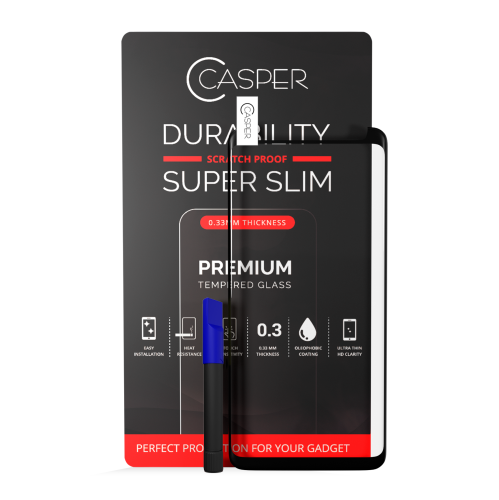 Replacement Casper UV Tempered Glass With Glue Compatible For Samsung Galaxy S9 (Retail Pack)