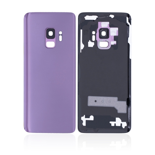 ESOURCE PARTS  Replacement Back Cover Glass With Camera Lens Compatible for Samsung Galaxy S9 (Service Pack) (Lilac Purple)