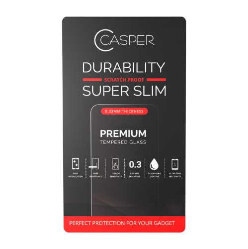 Replacement Casper UV Tempered Glass With Glue Compatible For Samsung Galaxy S9 Plus (Retail Pack)