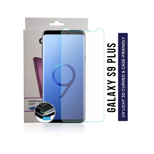 Replacement Casper UV Tempered Glass With Glue Compatible For Samsung Galaxy S9 Plus (Retail Pack)