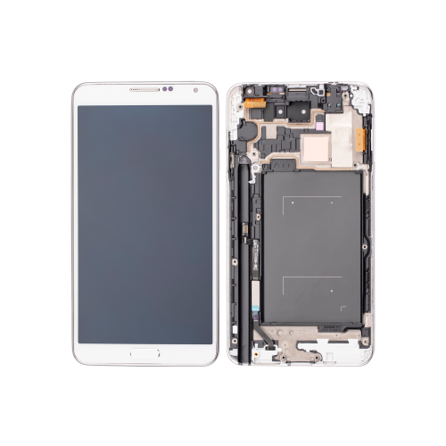 Refurbished - Replacement OLED Assembly With Frame Compatible For Samsung Galaxy Note 3 (AT&T / T-Mobile) (White)