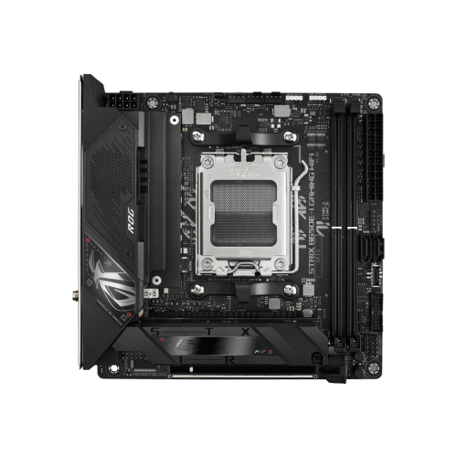 ASUS  Rog Strix B650E-I Am5 Amd B650 Ddr5 Mini Itx Black Motherboard (90Mb1Bi0-M0Aay0) I spent lots of time reviewing the limited AM5 gen 5 mini-itx motherboards available on the market and I believe this Asus RogStrix motherboard is the best choice for top end builders/gamers