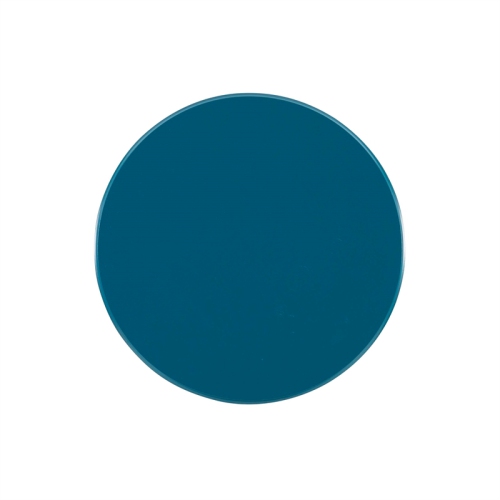 Linon Tara Wood Spindle Side Table in Teal Blue