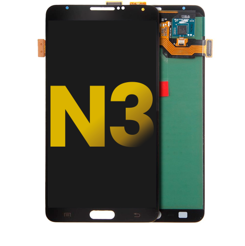 Replacement OLED Assembly Without Frame Compatible For Samsung Galaxy Note 3 (All Models) (Black) by ESOURCE PARTS - Refurbished condition - Image 5