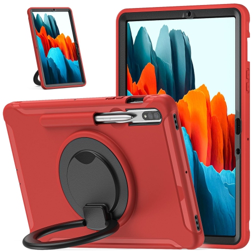 Defender Case for Samsung Galaxy Tab S8/ Tab S7 11", Full Body Drop Protection, 3 in 1 Shockproof Bumper with 360° Ring Holder Kickstand