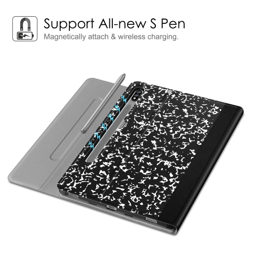 Keyboard Case for Samsung Galaxy Tab S8 / Tab S7 11 inch with S Pen Holder, Slim Lightweight Stand Cover w/Detachable Wireless Bluetooth Keyboar