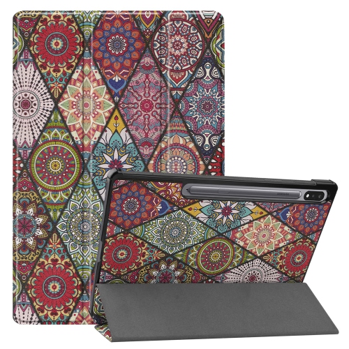 HLD  Case for Samsung Galaxy Tab S8+/ S8+ Plus, Shockproof Ultra Thin Lightweight Tri-Fold Stand Cover \w Auto Wake/sleep for Samsung Galaxy Tab S8+/