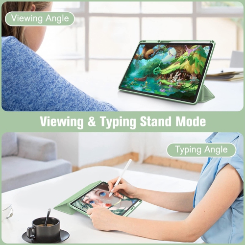 Hybrid Slim Case for Samsung Galaxy Tab S8 Plus 2022/S7 FE 2021/S7 Plus 2020 12.4 inch with S Pen Holder, Shockproof Cover with Clear Transparent