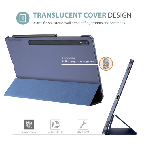 Galaxy Tab S8 / Tab S7 11 inch Case, Protective Slim Case Folio Hard Back Stand Smart Cover for 11" Galaxy Tab S8 2022 / Galaxy Tab S7 2020 SM-X700