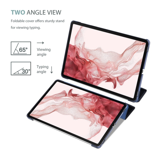 Galaxy Tab S8 / Tab S7 11 inch Case, Protective Slim Case Folio Hard Back Stand Smart Cover for 11" Galaxy Tab S8 2022 / Galaxy Tab S7 2020 SM-X700