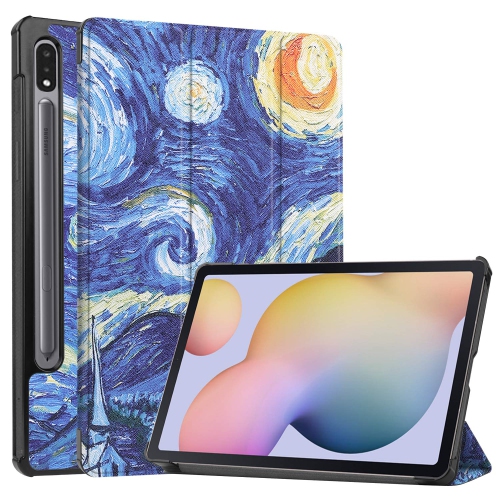 HLD  Smart Case for Samsung Galaxy Tab S8, Lightweight Smart Trifold Stand Case Cover \w Auto Wake Sleep for Samsung Galaxy Tab S8/tab S7 11 Inch