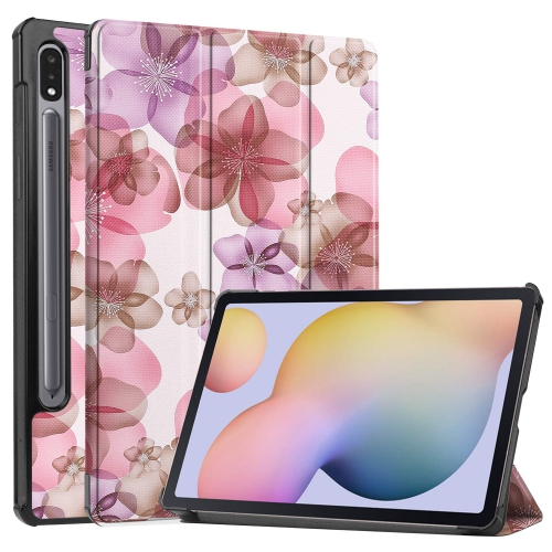 Smart Case for Samsung Galaxy Tab S8, Lightweight Smart Trifold Stand Case Cover with Auto Wake Sleep for Samsung Galaxy Tab S8/Tab S7 11 inch F