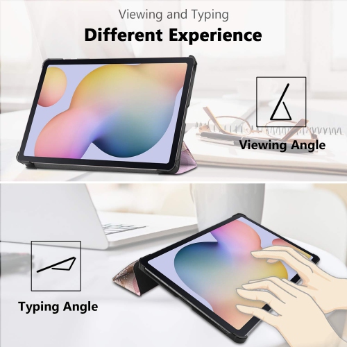 Smart Case for Samsung Galaxy Tab S8, Lightweight Smart Trifold Stand Case Cover with Auto Wake Sleep for Samsung Galaxy Tab S8/Tab S7 11 inch F