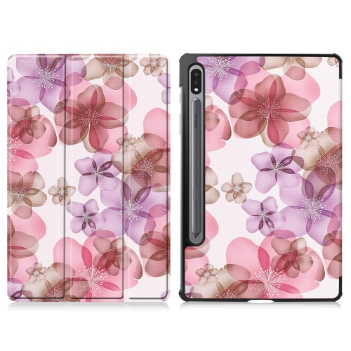 Smart Case for Samsung Galaxy Tab S8, Lightweight Smart Trifold Stand Case Cover with Auto Wake Sleep for Samsung Galaxy Tab S8/Tab S7 11 inch F