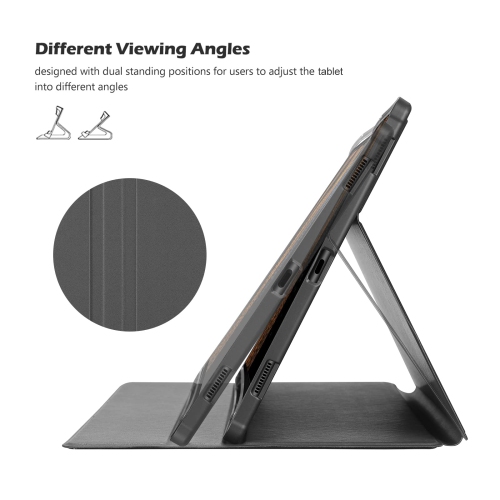 Galaxy Tab S8 Ultra Case 14.6 Inch 2022 with S Pen Holder 2022, Slim Stand Protective Cases Smart Folio Cover for Galaxy Tab S8 Ultra Tablet –Black