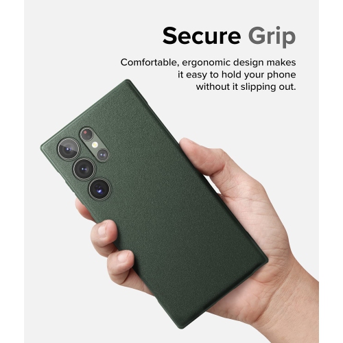 Samsung S23 Ultra Case and Galaxy S23 Ultra 5G, Anti-Fingerprint Technology Non-Slip Smudge Proof Cover Designed for S23 Ultra Case - Dark Green