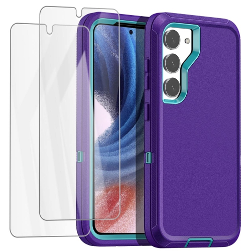 HLD  Samsung Galaxy S23 Case, \w Screen Protector Rugged Heavy Duty Protective Phone Case, Shockproof Drop Military Grade Tough Cell Phone Case For