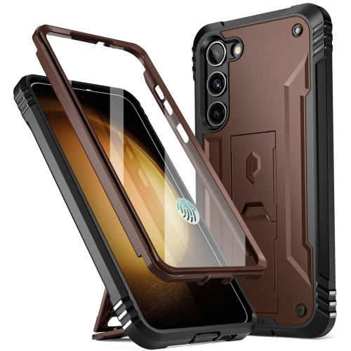 Étui pour Galaxy S23+ plus 5G de 6.6 po de Samsung, protecteur d’écran intégré, lecteur d’empreintes digitales, étui protecteur intégral avec