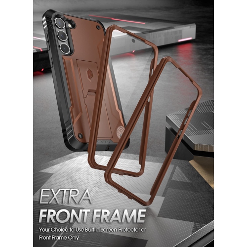 Étui pour Galaxy S23+ plus 5G de 6.6 po de Samsung, protecteur d’écran intégré, lecteur d’empreintes digitales, étui protecteur intégral avec