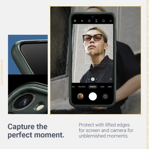 Protective Case Compatible with Samsung Galaxy S23 Case 5G - Midnight Green