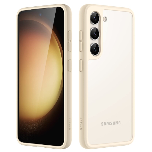 HLD  Matte Case for Samsung Galaxy S23 5G 6.1-Inch, Frosted Translucent Back Protective Slim Phone Cover, Anti-Fingerprints (Beige)