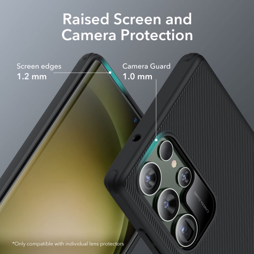 Kickstand Case for Samsung Galaxy S23 Ultra Case, 3 Stand Modes, Military-Grade Drop Protection, Supports Wireless Charging, Slim Phone Cover with