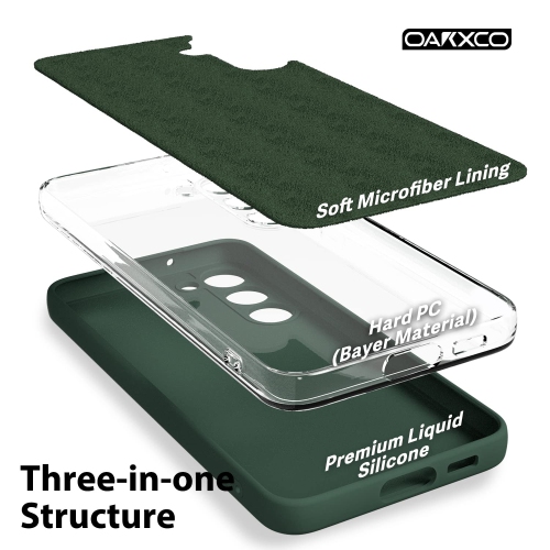 Samsung Galaxy S23 Case Silicone with Camera Cover, Soft Rubber Gel Phone Case for Women Girl Cute, Thin Slim Fit, Aesthetic Protective TPU Bumper