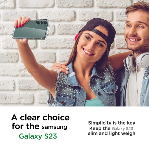 Samsung Galaxy S23 Case Clear, Rugged Heavy Duty Protective Phone Case, Shockproof Drop Military Grade Tough Cell Phone Case for Samsung S23 5G