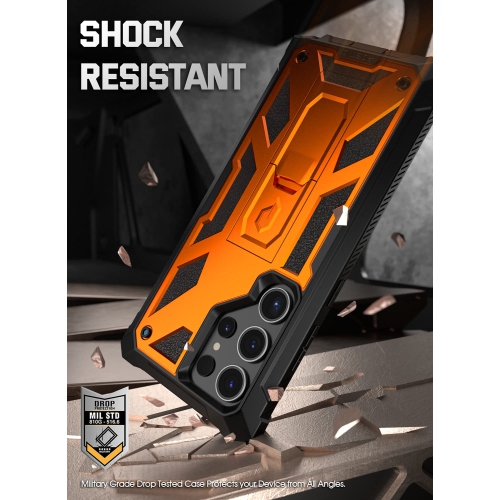 Case for Galaxy S23 Ultra 5G 6.8 inch, Built-in Screen Protector Work with Fingerprint ID, Full Body Rugged Shockproof Protective Cover Case with